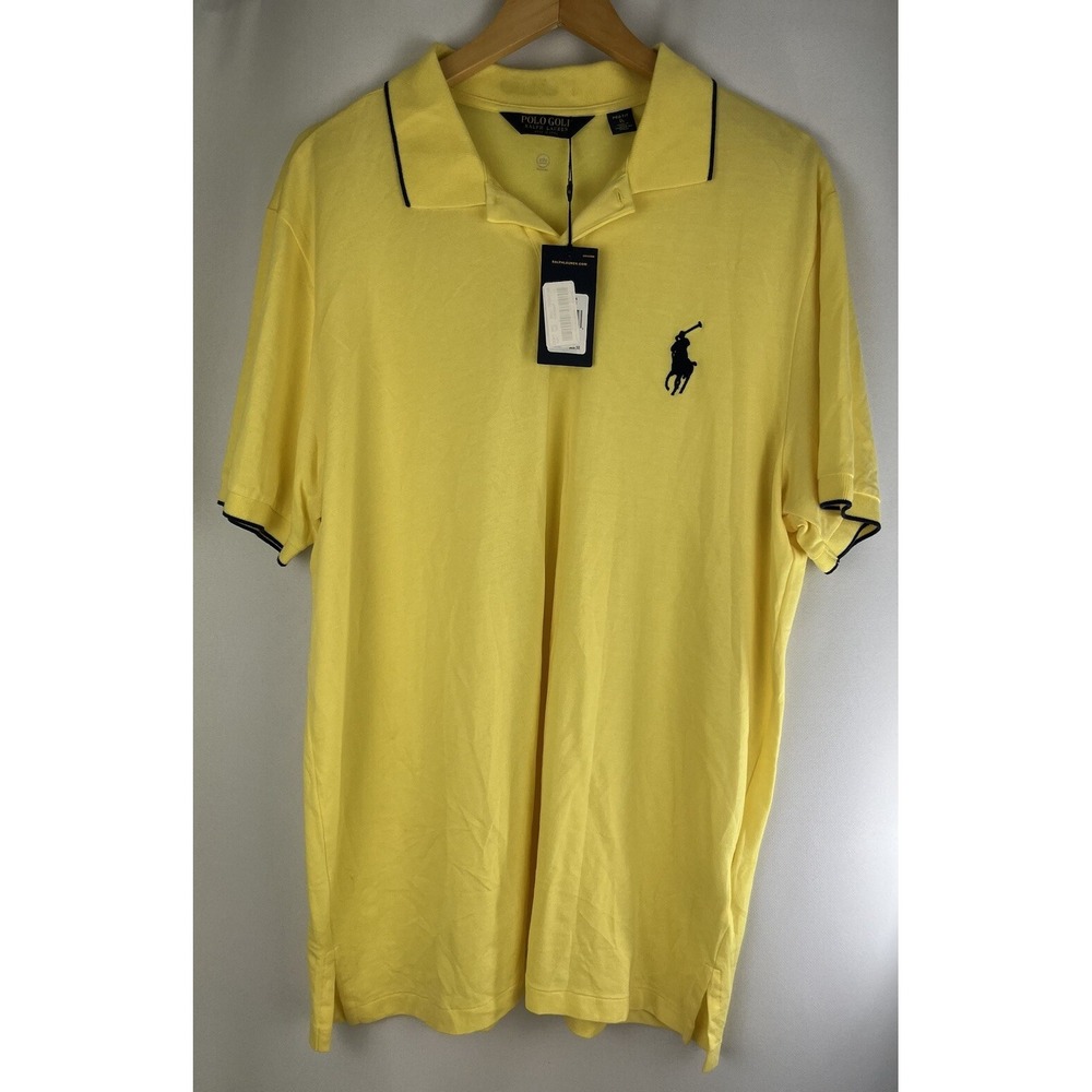 ⛳Ralph Lauren Polo Golf Pro‎ Fit Men Polo Shirt XL  NWT NEW $89 MSRP Yellow